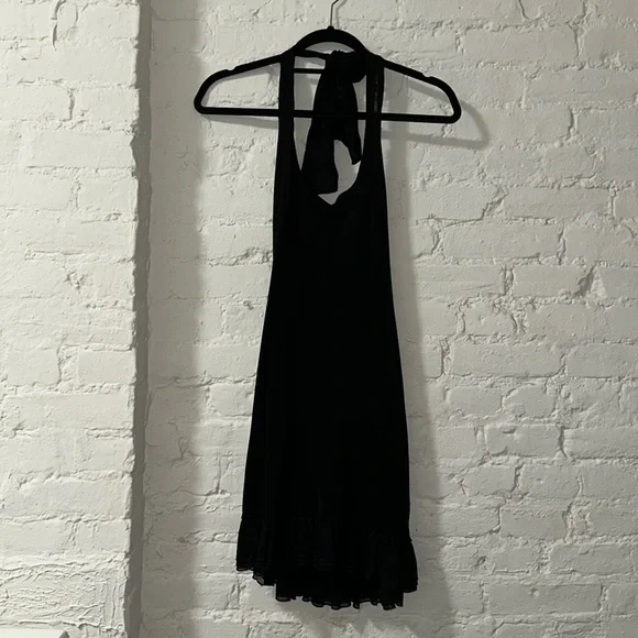 alice and olivia black halter dress Celia Dress main image 1
